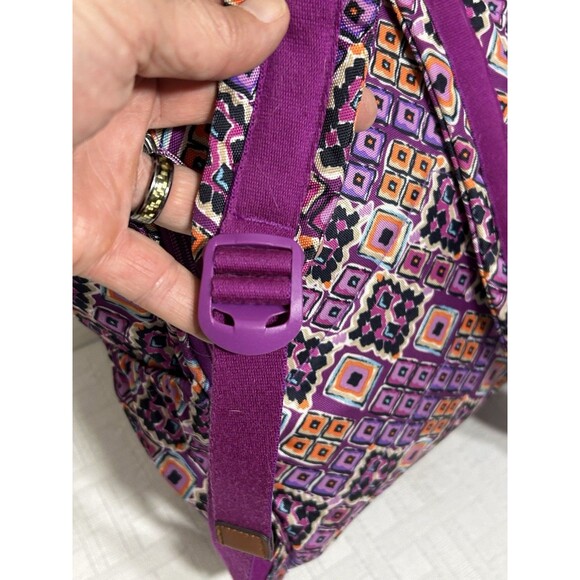 Vera Bradley Lighten Up Frame Backpack - Dream Diamonds Bag Large 23223-J82 main image 7